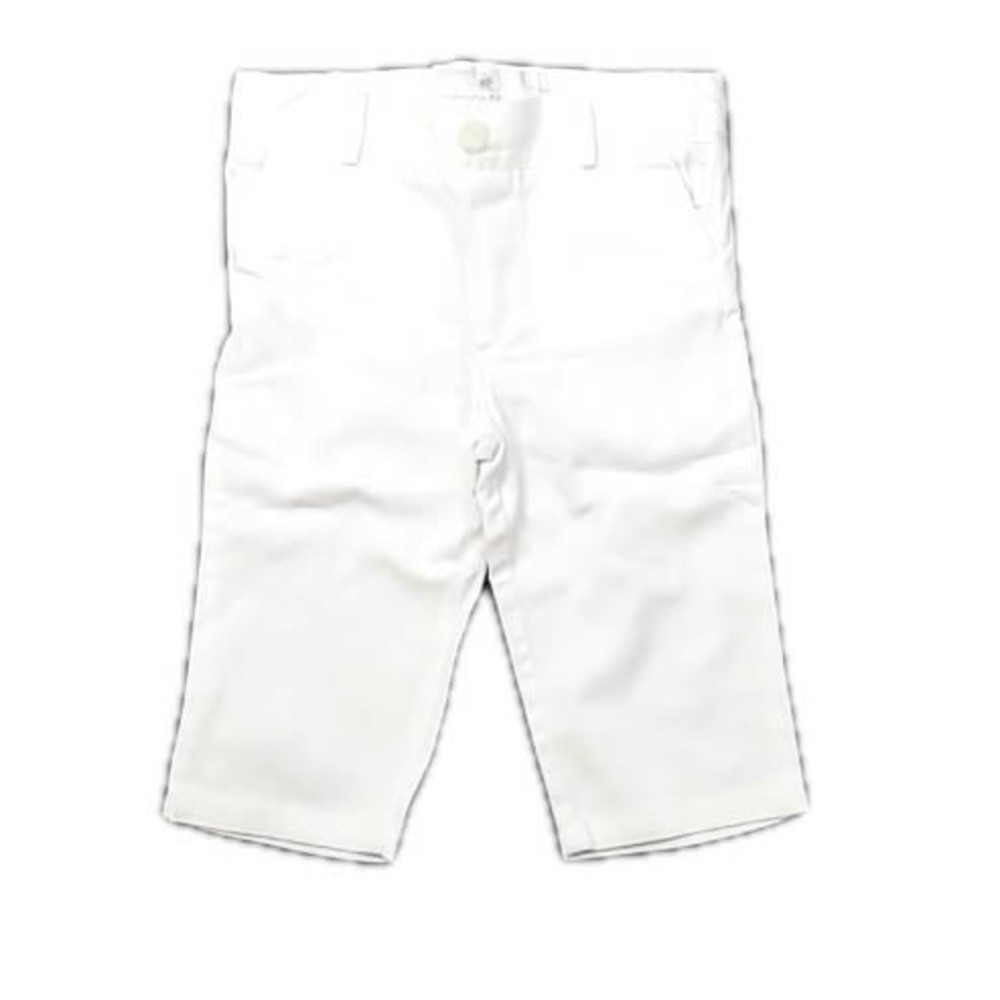 Baby Cottons Boys White Pants size: 6 Months